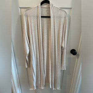 Market and Spruce Beige Cardigan/Robe 2X